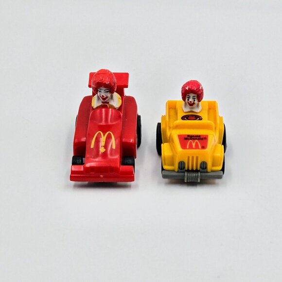 Ronald McDonald Happy Meal Pull Back Car McDonald’s Red Yellow Vintage 1985 1988 - Picture 2 of 11